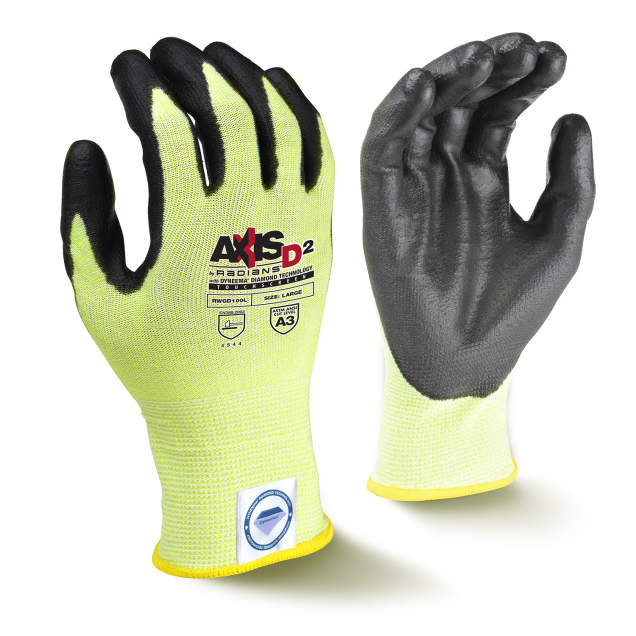 Radians AXIS D2 Dyneema Cut A3 Touchscreen Glove from Columbia Safety